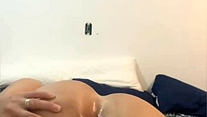 Excited Crossdressing Stepmom Flashes Asshole Solo Masturbation Fetish