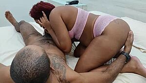 brazilian bbw chubby with fat pussy rides monster bbc interracial anal creampie doggystyle
