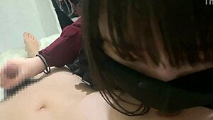 damn this tight japanese teen's sloppy tongue work made me bust in her mouth quick