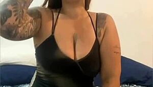 Excited Crossdressing Stepmom Flashes Asshole Solo Masturbation Fetish