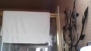 Intriguing Asian amateur shower bathing routine revealed