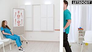 Nurse Craves Doctor's Thick Cock In Anal Hostel Hookup