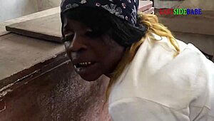 Fucking my fat bbw neighbor hard at church!