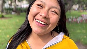 Linda Chata Peruana Fucked Raw in My House After Street Chat