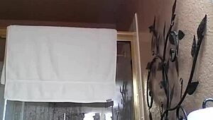 Intriguing Asian amateur shower bathing routine revealed