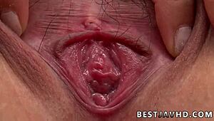 Hairy Japanese Tits Solo Tease