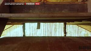 dreadhead's tight ass gets wrecked in cabin anal, cum drips on face?