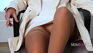 Powerful Petite Blonde Milf Nympho Fucks Two Cops Hard in Interrogation