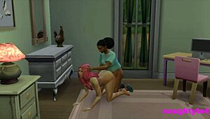 what happens when she catches her futa roommate stroking?