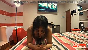 Perla, does it feel good getting your pussy licked doggystyle in this room casting?