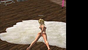 brianna's american prostitute lap dance turns into anal assfucking cum