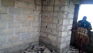 street boy drags juicy fat ebony into building, rips clothes, pounds wet swollen pussy rough till screaming cumshot drips.