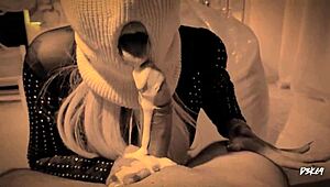 i'm gaggin on this huge cock deepthroat pov cumshot mess