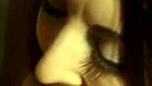 Sexy Brunette Gags On Thick Monster Cock Till Cum Eruption