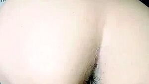 Neighbor's Bedroom Creampie Doggystyle in Her Tight Petite Ass