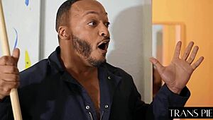 pretty shemale daisy taylor fucks monster cocks like a horny ladyboy slut