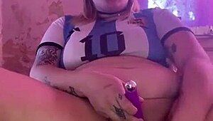 Beautiful Argentinian Blonde Fingers to Squirt