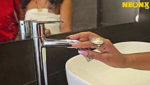 Bhabhi Endures Painful Spa Massage Full Anal Fuck