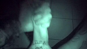 ugh late night... just stroking my tattooed cock hard again