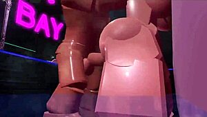 roblox babe rinses off after wild steamy shower sex