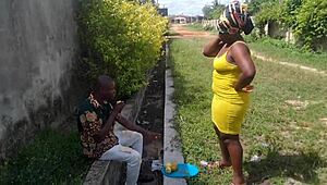 street boy drags juicy fat ebony into building, rips clothes, pounds wet swollen pussy rough till screaming cumshot drips.