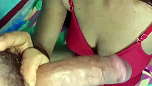 Desi Bhabhi's Hindi Dirty Talk Fuels Savage Dick Sucking