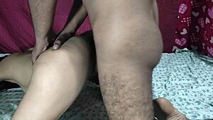 sexy indian stepsister bends over ranch for hardcore doggystyle assfucking with big tits bouncing