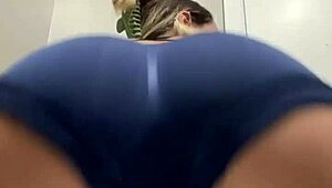 Hot 18 year old blonde with juicy big ass