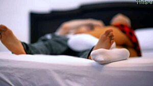 Shy petite latina teacher fucks student in office after class