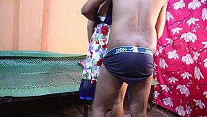 step bro hammers desi sis doggy till she moans hard