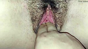 Stepsiblings Explore Stepsister's Wet Pussy First Time Closeup Taboo Touch