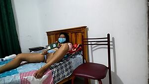 check my stepdaughter's cute curvy 18+ naked body in lingerie kinky homemade share 😘🍑