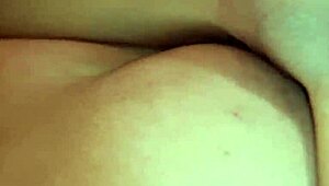 hot brunette grinds wet pussy on my ass till she cums hard