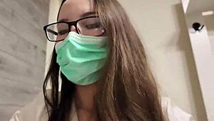 Skinny Patient Screams As Doctor Pulls Huge Zucchini From Tight Ass