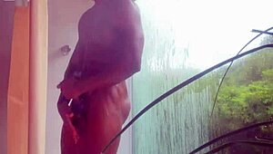 watch my huge cock bareback pound old gay ass outdoors