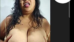 Wife hunts monster cocks with her huge fat tits and boobs!