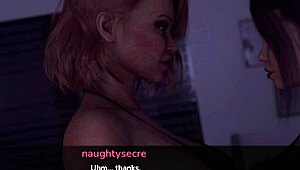 hot futa with big dick pounds friends tight pussies in 3d hentai game