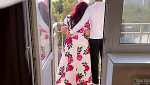 Stepson Invites Cold Stepmom Inside House to Warm Up