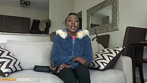 Big Black Ass Teen Sits On Producer Cock In Audition