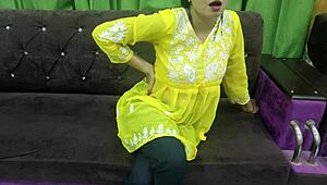 desi maid mulkin fingers herself then fucks manoj deep with dirty hindi talk