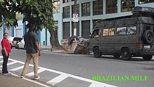 Negao Monster Cock Assfucks See-Through Red Sheer Granny Vovo Safada Motor Home