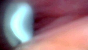 Ever wonder what endoscope sees during sloppy cumshot? Huge cocks drip creampie from public double anal with toys