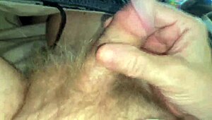 i hide my dick and stroke it hard till cum explodes