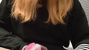 transgirl demonstrates fleshlight techniques across complete uncut footage