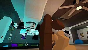 Shy Bunny Takes Monster BBC In Roblox Fuck