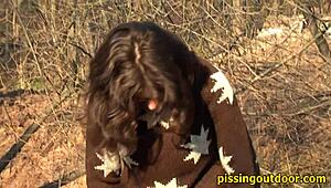 wanna see me pissing right here in this secure outdoor spot?