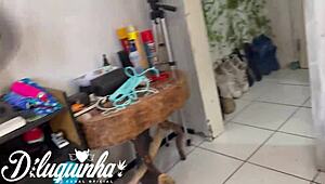 hey i slammed my work friend hard in the bathroom then sucked her pussy and ass