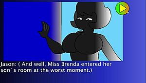 milf gets playful flashing on the couch 😈🔥 part 3