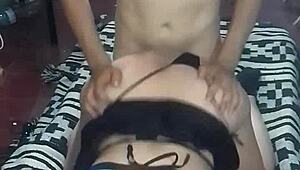 Policewoman Fucks Stranger After Party In Thong Panties