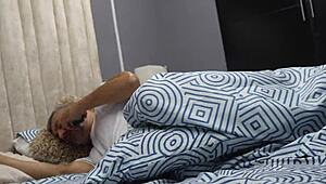 Stepfather Can't Resist Horny Stepdaughter's Curvy Latina Seduction In Panties